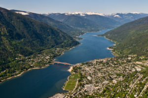 Nelson BC Aerial Photo